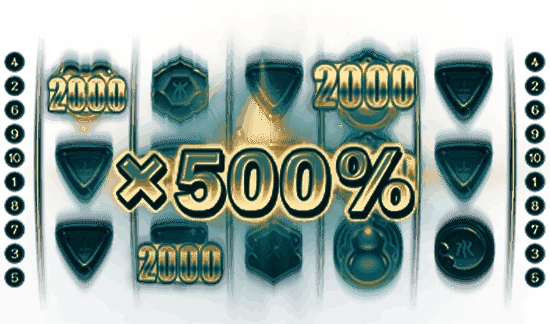 Golden Hyper Time reels with a five-times multiplier